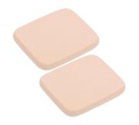 SMASOLO 2pcs Powder Puff Compact Dry and Wet Use Makeup Sponge Blender for Natural Finish Beauty Sponge Foundation Applicator for Home Salon and Travel