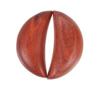 SMASOLO 2pcs Premium Wood Crescent-Shaped Divination Cups Portable Spiritual Feng Shui Holy Tools for Buddhist Worship Moon Taoism Decoration and Chic Hippy Decor
