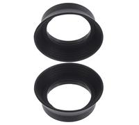 SMASOLO 2pcs Rubber Microscope Eyecup Covers Protective Eyepiece Guard Replacement for Microscopes and Binoculars Glare Eye Shield Comfortable Durable Rubber for Lab Classroom Outdoor Use