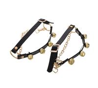 SMASOLO 2pcs Santa Boots Bells Christmas Shoes Bells for Holiday Party Decorations Festive Foot for Family Gatherings