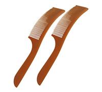 SMASOLO 2pcs Shape Curved Hair Combs for Salon Household Use Ultra-thin Styling Tools for Hair Cutting Gentle Tooth Design for Comfortable Grooming