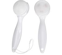 SMASOLO 2pcs Silicone Facial Cleansing Brush Soft Manual Face Scrubber Gentle Exfoliator with Massage Function for Sensitive Skin Lightweight Body Scrubber for Daily Skincare Routine
