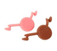 SMASOLO 2pcs Silicone Smile Lips Exercisers Daily Smile Trainer Mouth Muscle Tighteners for Jawline Toning Brown and Pink Correction Tools for Facial Slimming and Oral Exercise