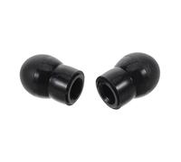 SMASOLO 2pcs Soft Black Silicone Ear Tips Replacement for Stethoscope Noise-reducing with Comfortable Fit Easy to Clean silicone Parts for Accurate Auscultation in Noisy Environments
