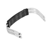 SMASOLO 2pcs Stainless Steel Kettle Handle Anti-Scald Replacement U-Shape Grip for Pottery Teapots Compatible with Gas Stove Easy Install Vintage Design