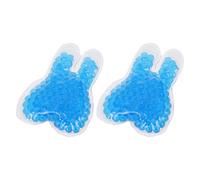 SMASOLO 2pcs Tooth Shaped Reusable Ice Pack Hot Cold Compress Gel Pack for Postpartum Care Neck Nose Eye Body Cooling and Heating Therapy