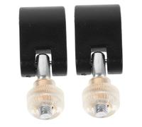 SMASOLO 2pcs Trekking Pole External Lock Handle and Nylon Fastener Clip Set for Hiking Walking Stick Accessories, Portable Climbing Stick Pole Flip Lock Gear for Outdoor Sports