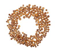 SMASOLO 300PCS Vintage Round Wooden Beads for DIY Jewelry Making Macrame Necklace Bracelet Hair Crafts Unfinished Smooth Surface Spacer Beads for Creative Family and Early Education