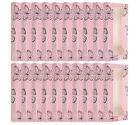 SMASOLO 30Pcs Butterfly Pattern Paper Eyelash Storage Boxes with Window, Colorful False Lash Packaging Holder for Eyelash Extensions and Lash Cases, Suitable for Professional and Personal