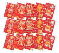SMASOLO 30Pcs Chinese Style Red Envelopes for Spring Festival Lucky Money Pockets with Auspicious Dragon Patterns Traditional Red Packets for Lunar Year Celebration