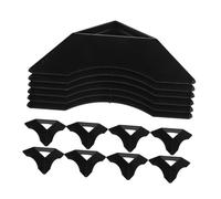 SMASOLO 30pcs Mini Cube Organizer Stand Black Speed Cube Holder with Tripod Base for Angled Display for Enthusiasts