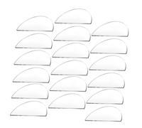 SMASOLO 30PCS Semi Transparent Acrylic Place Cards for Weddings DIY Blank Guest Name Tags Multipurpose Table Signs for Events Dinner Party Table Setting