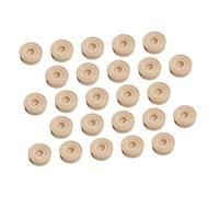 SMASOLO 32PCS Wooden Wheels Small Wood Wheels for DIY Building Model Supplies Craft for Racing Car Models and Creative Painting Projects