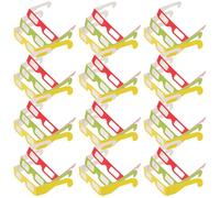 SMASOLO 36Pcs 3D Diffraction Glasses Party Paper Eyewear with Red Green Yellow Light Effect for Music Festivals Concerts and Rave Accessories