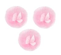 SMASOLO 3pc Boy Girl Powder Puff Soft Talcum Powder Puff for Prickly Heat Body for Women