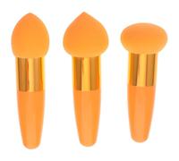 SMASOLO 3pcs Beauty Pen Concealer Sponge Dry Using Makeup Sponge Foundation for Travel Makeup Pens for Women Includes Blush Brush