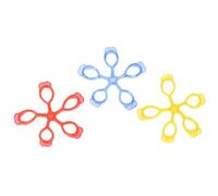 SMASOLO 3pcs Finger Force Tension Trainer Hand Exerciser for Guitar and Piano, Portable Finger Strengthener Adjustable Resistance, Suitable for Home Workout and Music Practice