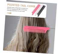 SMASOLO 3pcs Hair Teasing Brush Rat Tail Comb Massage Scalp Function and Sturdy Material for Adults and Boys and Girls Random Color