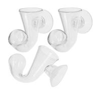 SMASOLO 3Pcs High Borosilicate Glass Aquarium Co2 Monitor Kit - Fish Tank Co2 Indicator with Reagent Solution - Carbon Dioxide Level Checker for Planted Aquatic Plants