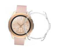 SMASOLO 3pcs Hollow Out Electroplated Tpu Watch Protective Cover Case for Watch Anti-drop Shockproof Shell in Black Silver and Transparent Precise Cutouts for Buttons and Sensors