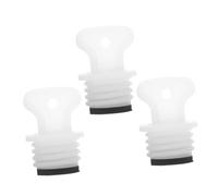 SMASOLO 3Pcs Hot Water Bottle Caps Silicone Stopper Set for Hot and Cold Water Bags Medium Size 21Mm Rubber Bung Replacement Stopper