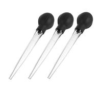 SMASOLO 3pcs Large Graduated Pipette Dropper for Accurate Liquid Transfer Baking and Kitchen Use Bulb Dropper with Easy Clean Surface for Oil Dessert and Culinary Applications