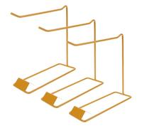 SMASOLO 3pcs Manicure Display Stand Gel Polish Sample Stick Holder Iron Nail Chart Rack for Salon Nail Art Practice and False Show