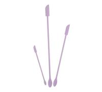 SMASOLO 3pcs Mini Silicone Spatula Set Small Beauty Scraper Tools for Creams Lotions Serums Gel Travel-friendly Makeup Jar Scoops for Facial Skincare Routine