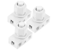 SMASOLO 3pcs Momentary Auto Reset Push Button Switches for Appliances Compact Abs and Copper Construction Design for Easy Installation and Reliable DIY Use