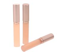 SMASOLO 3Pcs Reusable Silicone Lip Brush with Lid Soft Rounded Tips for Lip Gloss Lipstick Eyeshadow Application Portable Makeup Tool for Daily Professional Travel Use Pink