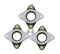 SMASOLO 3PCS Stepper Motor Vibration Damper for Printers Noise and Shock Reduction Black Silver Anti-vibration Rings Replacement Accessory