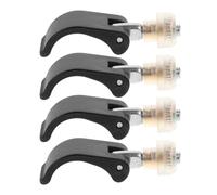 SMASOLO 4 Sets Trekking Pole Locks with 14 Handle Nuts Mountaineering Buckle Clips Walking Stick Accessories for Hiking Camping and Outdoor Use