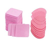 SMASOLO 400pcs Nail Remover Pads and Lint-free Cotton Wipes Set, Pink Heart-shaped Makeup Remover Cotton for Eyelash Glue Cleaning and Nail Polish Removal, Travel-friendly Beauty