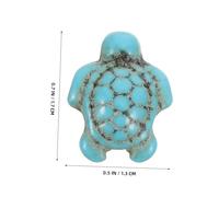 SMASOLO 40pcs Turquoise Sea Turtle and Beads Smooth Vibrant Ocean Animal Spacer Beads for DIY Jewelry Making for Bracelets and Necklaces Summer Beach Accessories