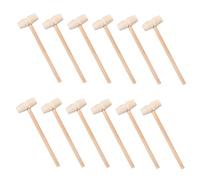 SMASOLO 40pcs Wooden Mini Hammers Multipurpose Seafood Crab Crackers Eco Friendly Portable Tools for Home and Restaurant Use