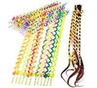 SMASOLO 42 Pcs Colorful Hair Twist Tools for Spiral Hair Braider Accessories Super Elastic Styling Kit Effortlessly