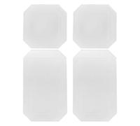 SMASOLO 4pcs Acrylic Quilting Templates Set - Large 3x3 Inch Square and 6x3 Inch Rectangle Precision Sewing Stencils for Patchwork Quilt Cutting and Handcrafting