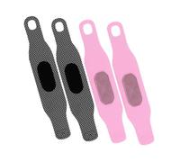SMASOLO 4pcs Breathable Elastic Wrist Wraps with Adjustable Hook and Loop Closure Durable Wrist Straps for Weightlifting Fitness Gym and Outdoor Activities Comfortable Sweat Reducing