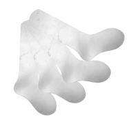 SMASOLO 4pcs Curved Aluminum Sock Jigs for DIY Dye Sublimation Transfer Space Saving Hanging Design Durable Lightweight Sock Shaping Boards for Sports and Dress