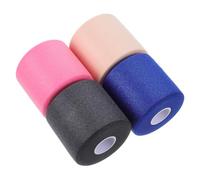 SMASOLO 4pcs Elastic Sports Tape Underwrap Tape for Training Badminton Grip Cushion Wrap Set Suitable for Sports Training and Injury Prevention
