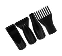 SMASOLO 4pcs Hair Dryer Nozzle with Diffuser and Comb Attachments Portable Abs Pet Grooming Hair Dryer Accessories for Indoor and Outdoor Use