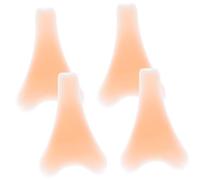 SMASOLO 4pcs Light Brown Silicone Camel Shape Private Parts Pad Reusable Self-Adhesive Swimwear Inserts for Women Invisible Lightweight Coverage for Yoga Pants Bikinis Intimate Protection