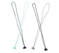 SMASOLO 4pcs Magnetic Silicone Earphone Anti-lost Strap for Flexible Tear-resistant Wireless Headset Lanyard with Washable Anti-fingerprint Design for Sports and Daily Use