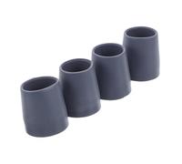 SMASOLO 4pcs Non-slip Rubber Foot Caps for Shower Chair and Cane Compact Gray Bath Chair Replacement Tips Anti-slip Floor Protectors for Shower Bench and Walking Aid Legs