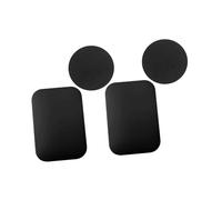 SMASOLO 4pcs Phone Case Mount Magnets Metal Plates for Magnetic Car Holders Compatible with Phones Tablets Stable Adhesion Lightweight Black