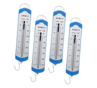 SMASOLO 4pcs Plastic Spring Scale with High Precision Springs for Classroom Teaching Physics Experiment Force Dynamometer with Ranges for Educational Science Use