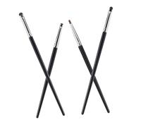 SMASOLO 4pcs Precision Eyeliner Brush Set for Women Fine Tip Makeup Eye Brushes with Compact Portable Design Horse Hair Applicators for Smudge Eye Makeup Suitable for Beginners and