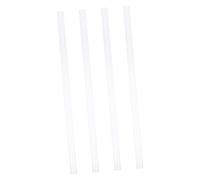 SMASOLO 4pcs PVC Transparent Tubes Outer Hard Round Tubing for Dust Collection Aquarium Medical and Construction Use Impact Resistant Lightweight Design