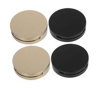 SMASOLO 4pcs Refillable Empty Makeup Powder Cases with Mirror and Compact Size 59mm, Sturdy Plastic and Glass Material for Daily Use and Travel, Compatible with Pressed Powder Pans