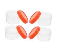 SMASOLO 4pcs Seasoning Box Mini Sauce Cups Pp Condiment Cups Salad Dressing for Meal Prep